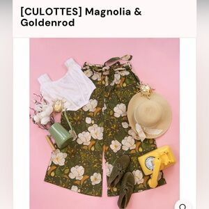 Morning witch magnolia culottes size large